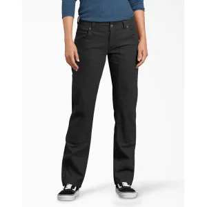 Dickies Women's Relaxed Straight Stretch Double-Front Carpenter Pant