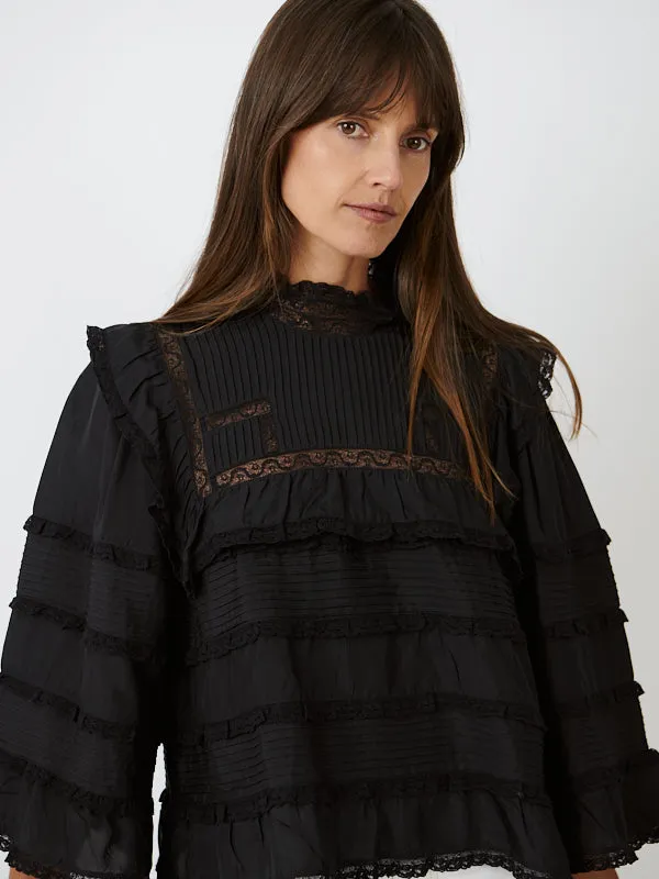 Zalmara Top in Black