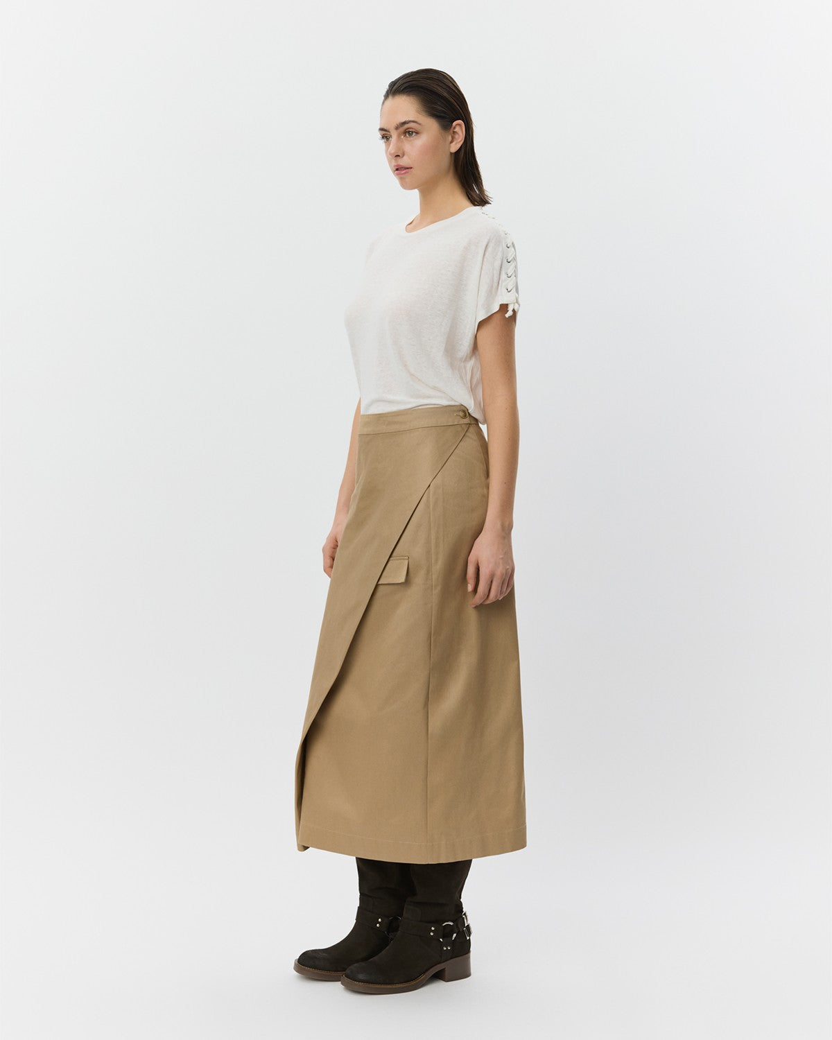 Aleid Linen Mix T-Shirt - Image 2