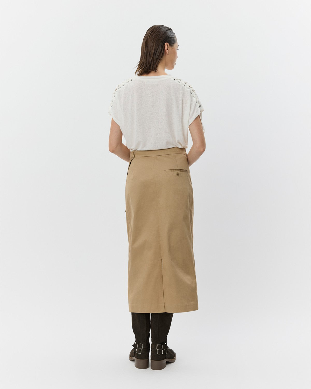 Aleid Linen Mix T-Shirt - Image 4