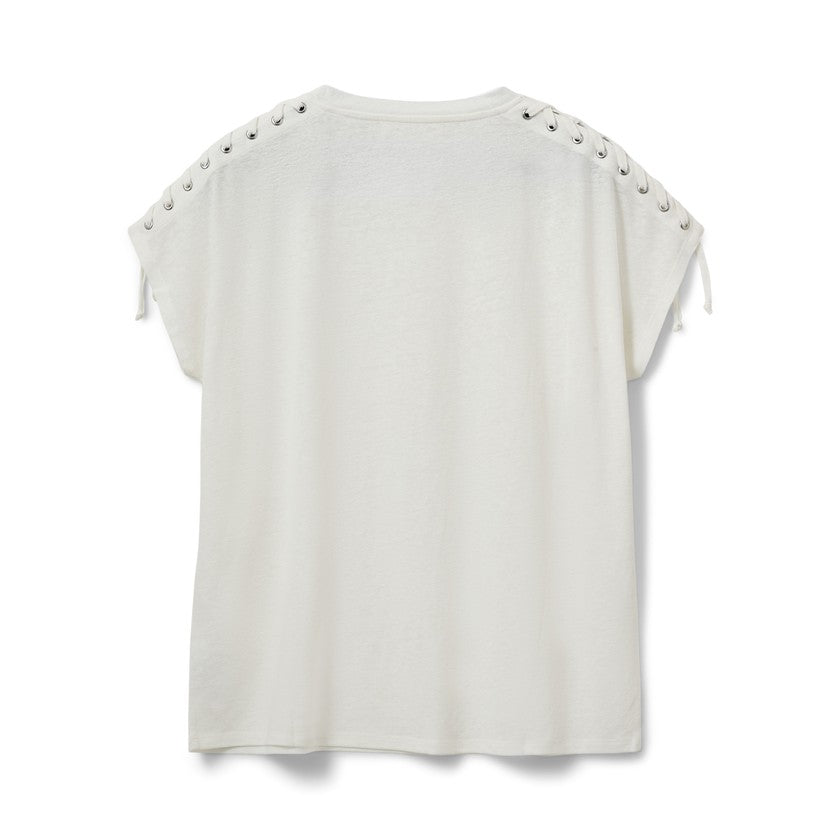 Aleid Linen Mix T-Shirt - Image 6