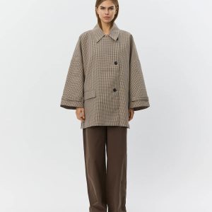 Selina Oversize Check Jacket