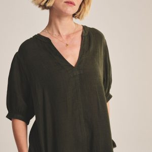 Woven Linen Dress