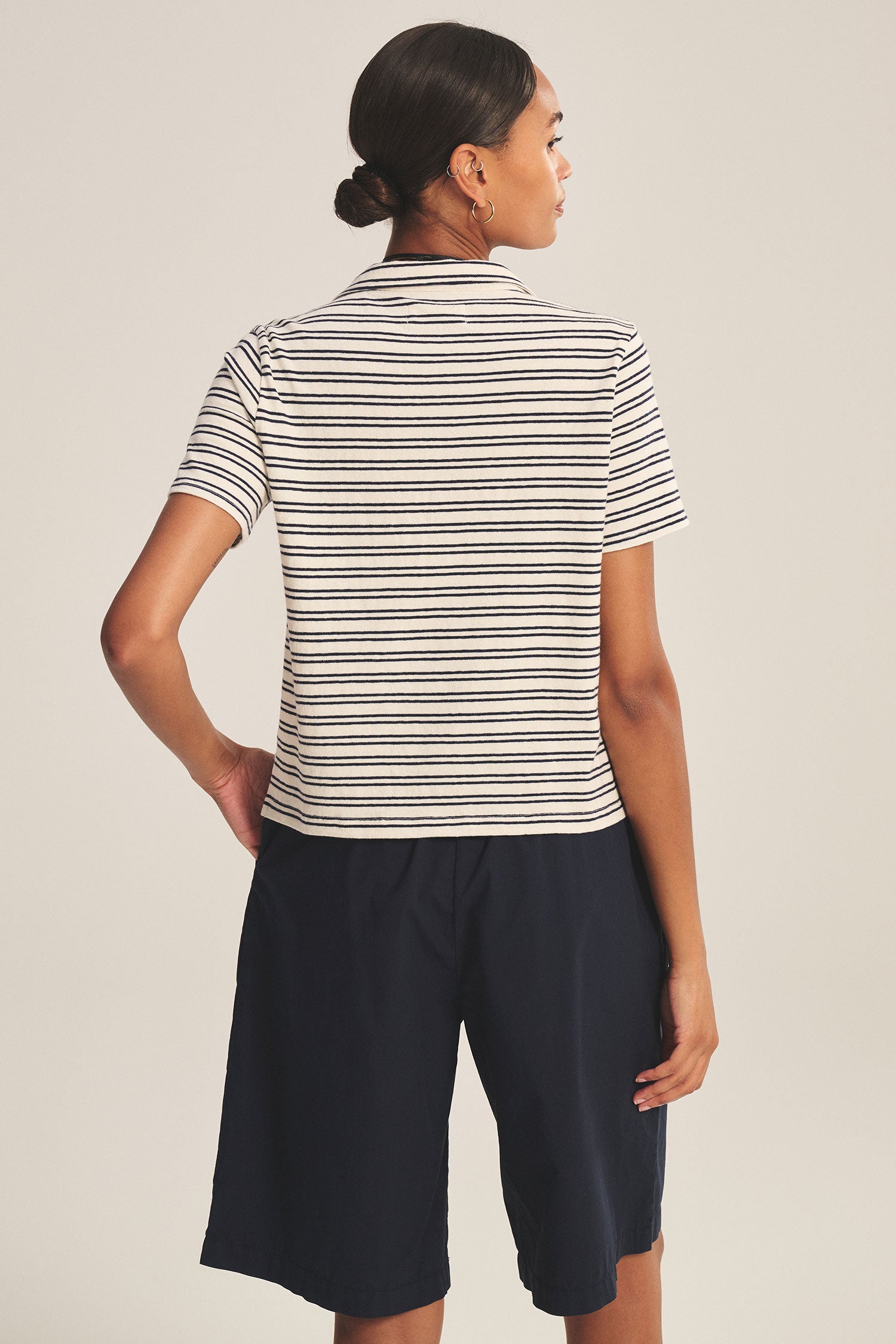 Yarn Dye Stripe Jersey Top - Image 5